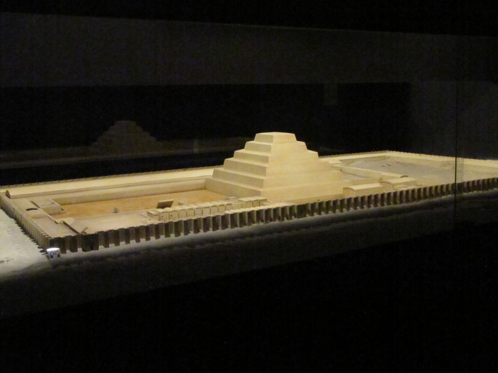 Photo of a Scale Model of an Egyptian pyramid