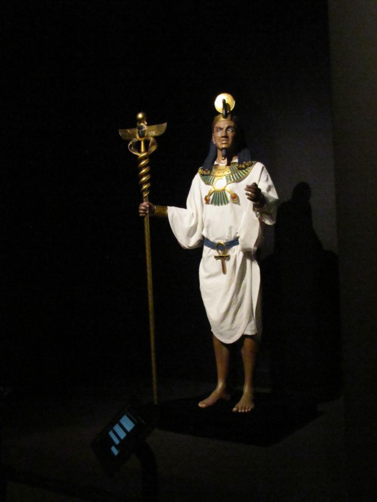 A photo of Thoth, Egyptian God of wisdom and knowledge.